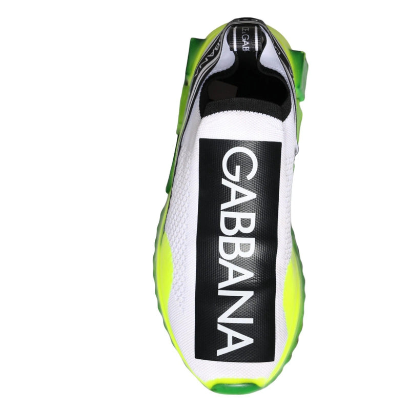 Dolce & Gabbana Sorrento Sneakers - White and Yellow