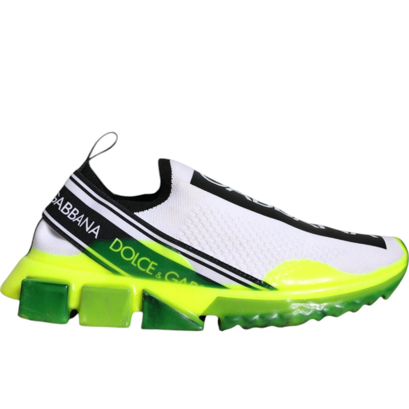 Dolce & Gabbana Sorrento Sneakers - White and Yellow