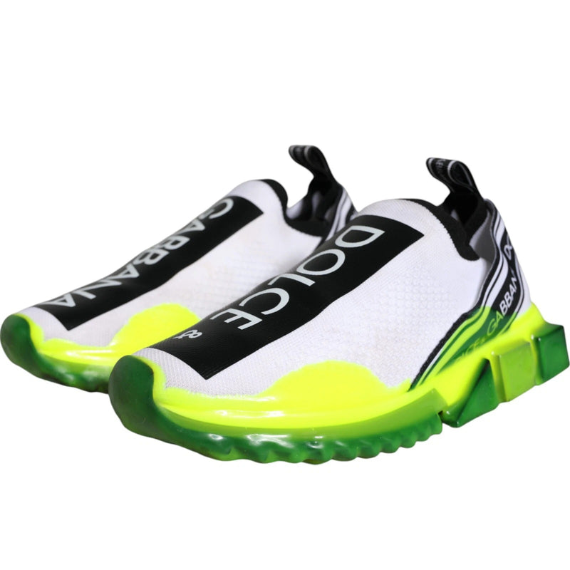 Dolce & Gabbana Sorrento Sneakers - White and Yellow