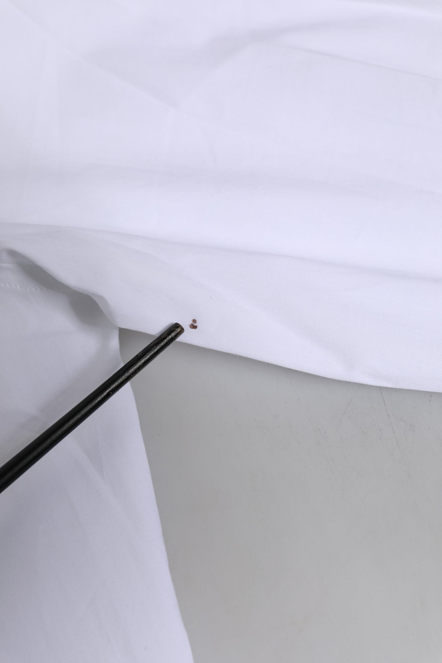 Chemise habillée à manches longues en coton blanc doré de Dolce & Gabbana