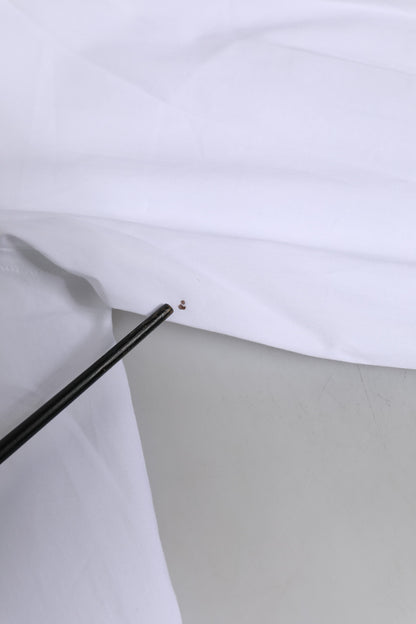 Chemise habillée à manches longues en coton blanc doré de Dolce & Gabbana