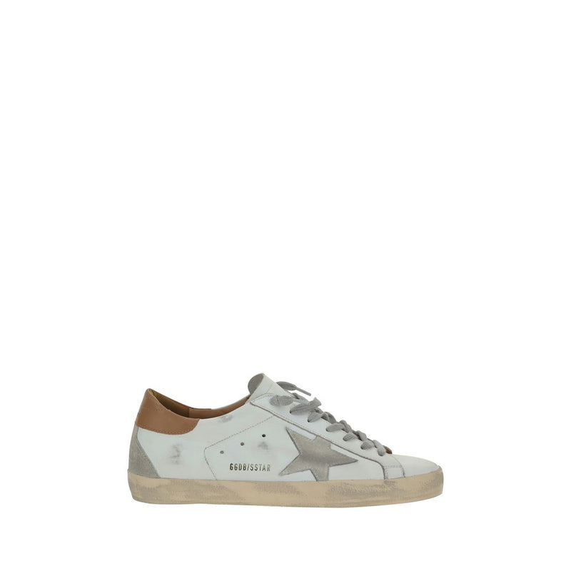 Golden Goose Superstar Sneakers en Cuir Blanc pour Hommes