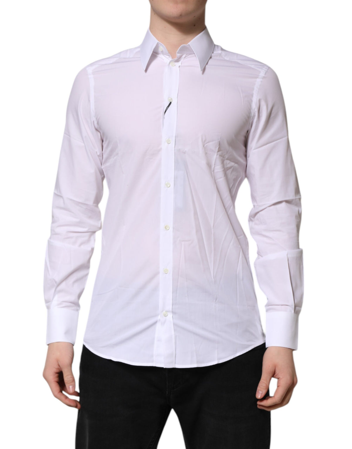 Chemise habillée à manches longues blanche MARTINI de Dolce &amp; Gabbana
