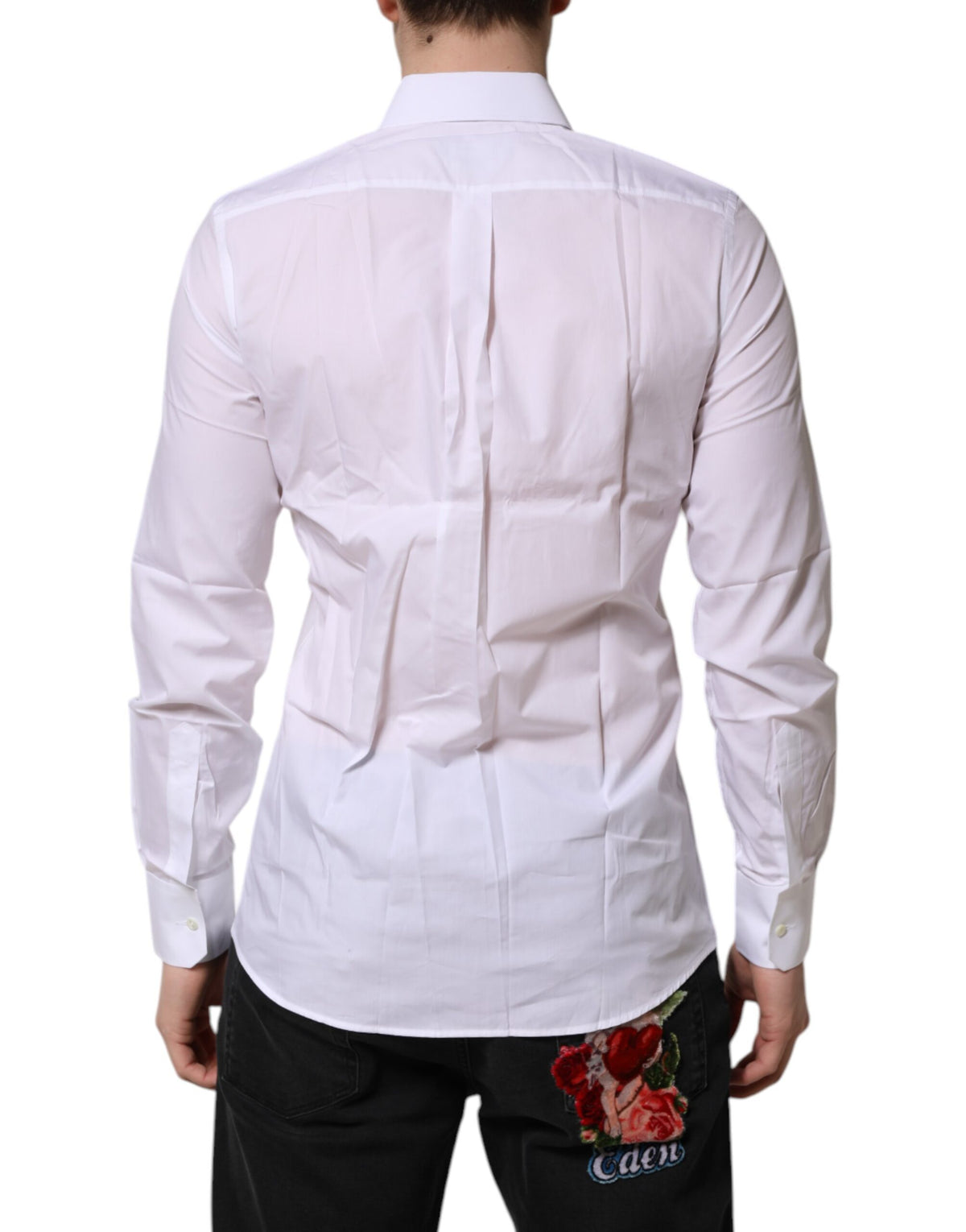 Chemise habillée à manches longues blanche MARTINI de Dolce &amp; Gabbana