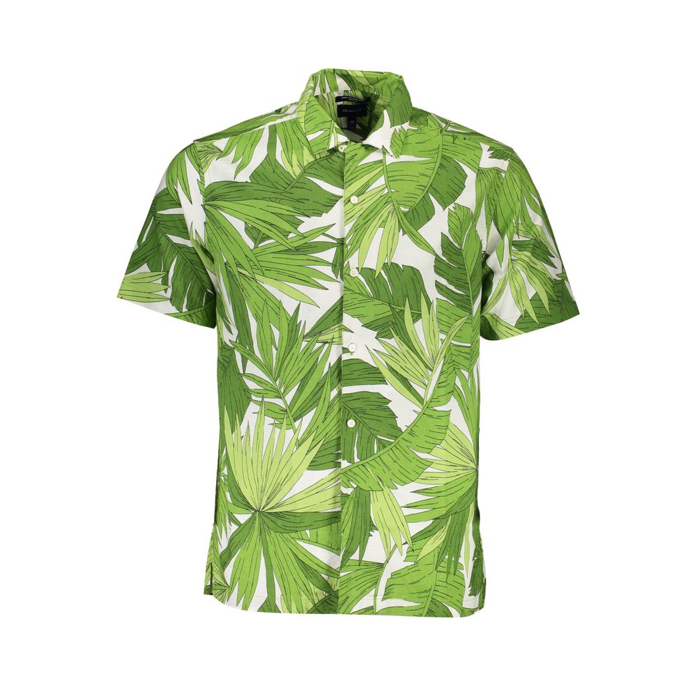 Chemise homme en coton vert Gant