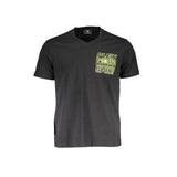 T-shirt homme en coton noir Plein Sport