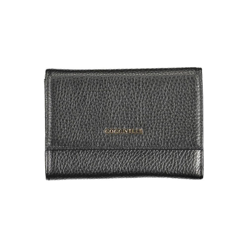 Coccinelle Black Leather Wallet for Women - Stylish and Practical