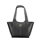 Tommy Hilfiger Sac à main noir en polyéthylène - Style urbain chic