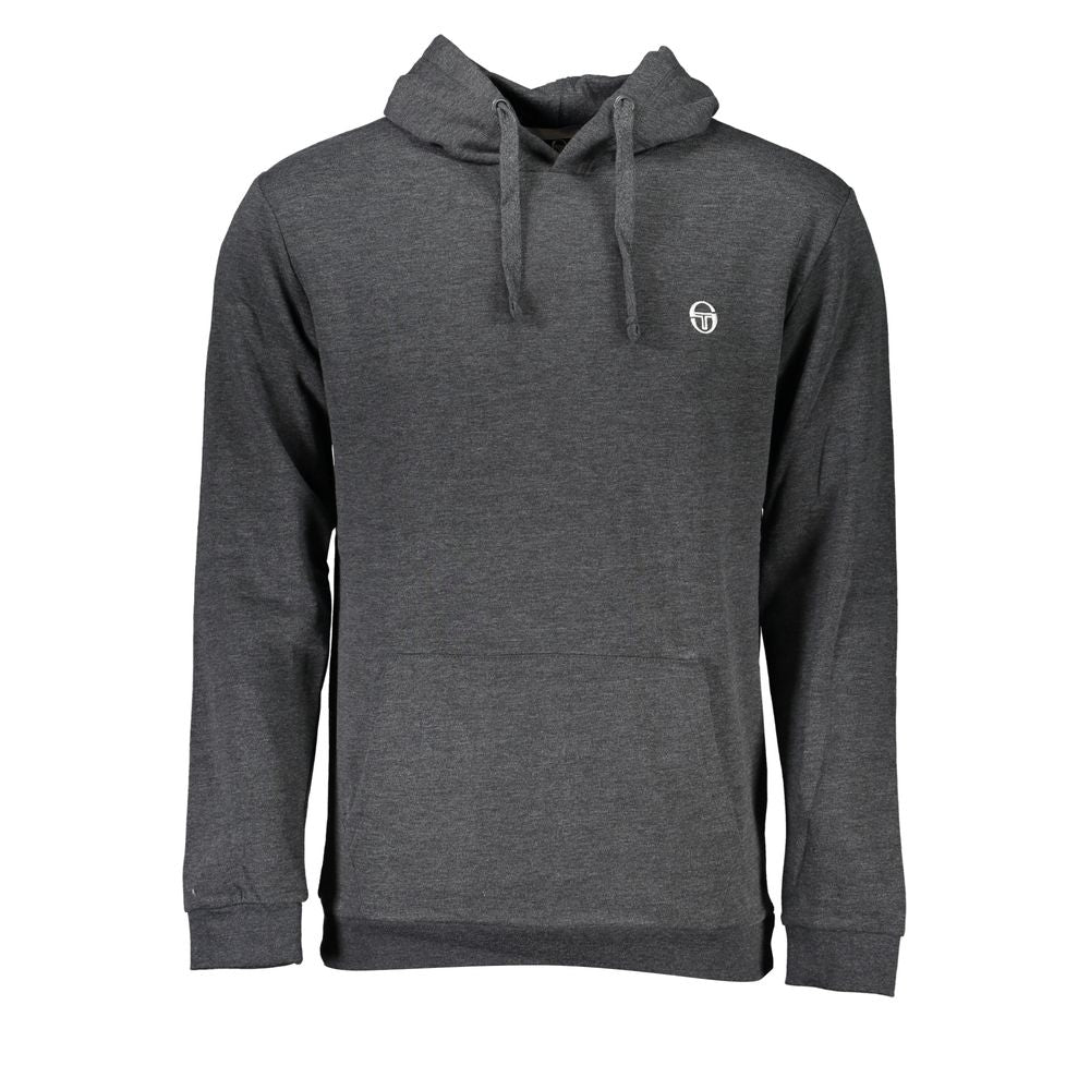 Pull en coton gris pour homme de Sergio Tacchini