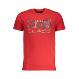 T-shirt en coton rouge Cavalli Class