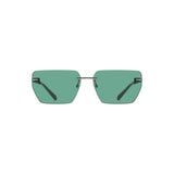Lunettes de soleil Calvin Klein Green Metal pour homme