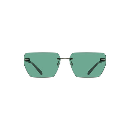 Calvin Klein Groene Metalen Heren Zonnebril