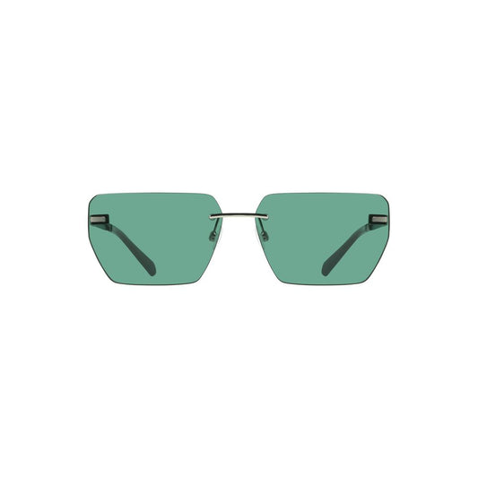 Calvin Klein Groene Metalen Heren Zonnebril