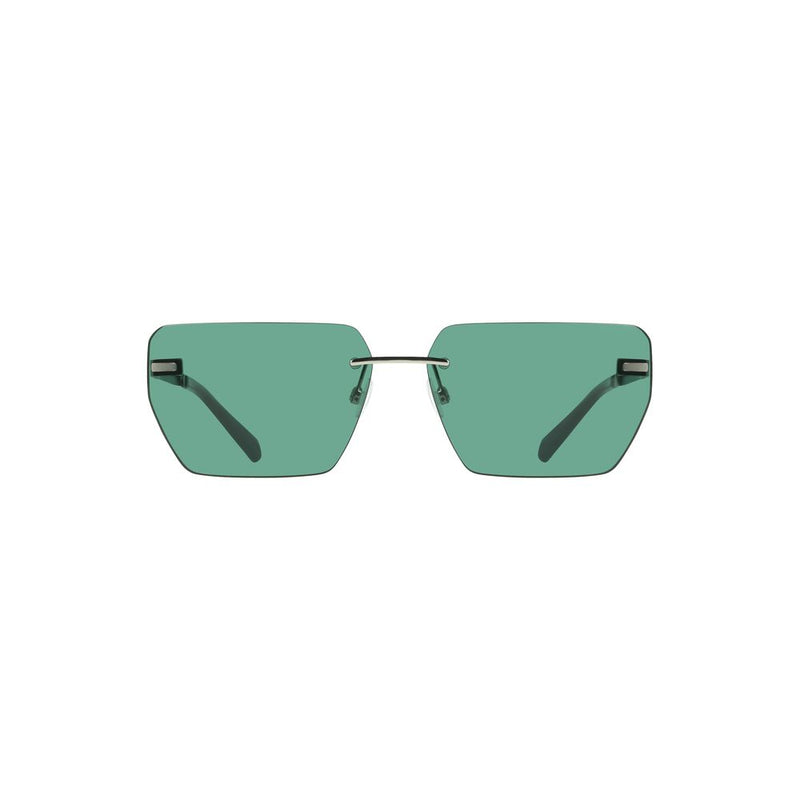 Lunettes de soleil Calvin Klein Green Metal pour homme