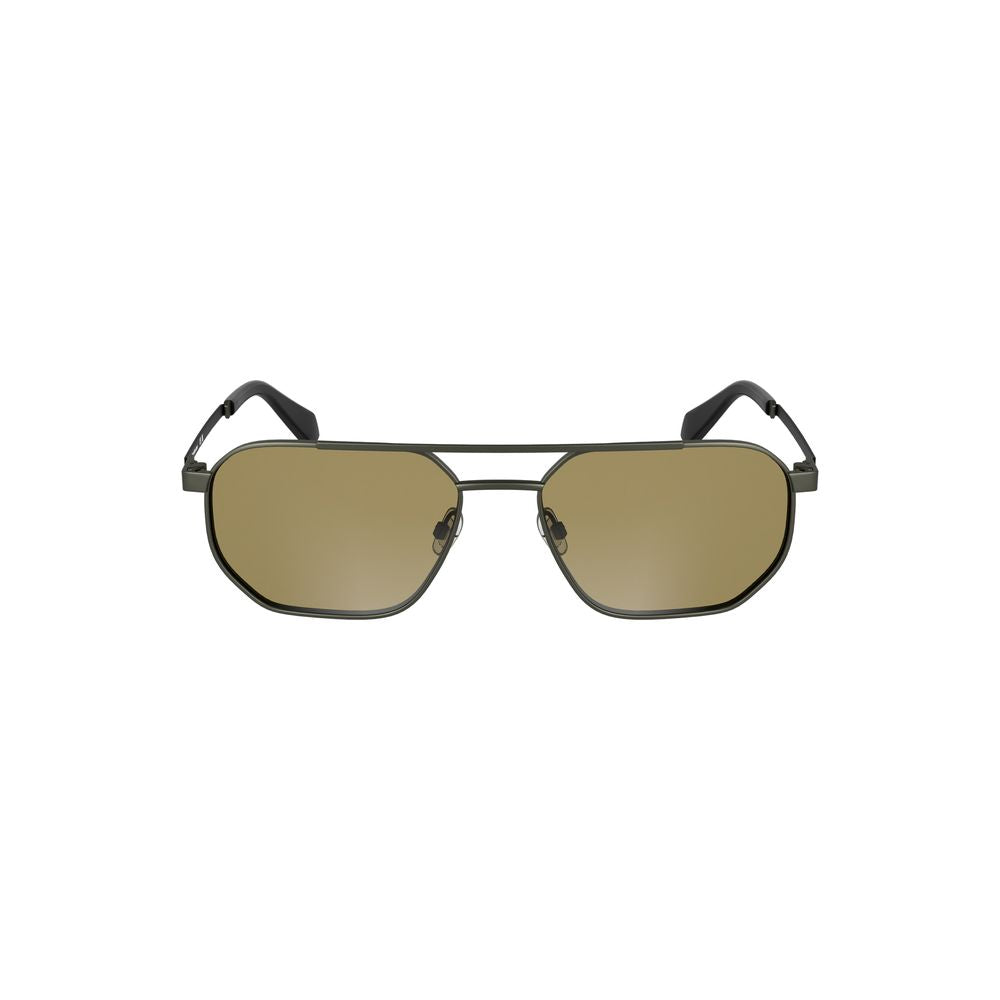 Lunettes de soleil Calvin Klein Bronze Metal pour homme