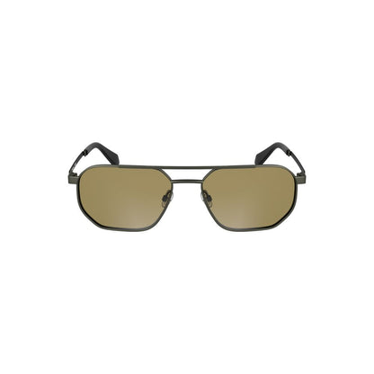 Lunettes de soleil Calvin Klein Bronze Metal pour homme