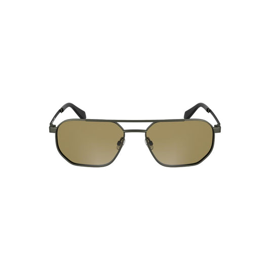 Lunettes de soleil Calvin Klein Bronze Metal pour homme