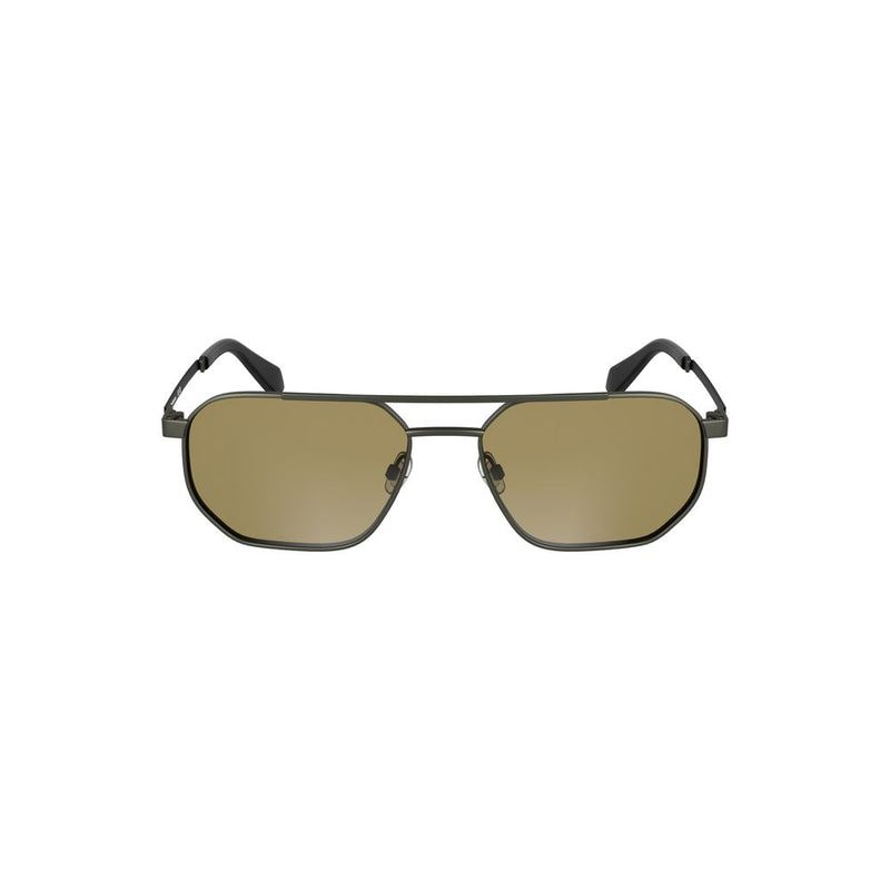 Lunettes de soleil Calvin Klein Bronze Metal pour homme