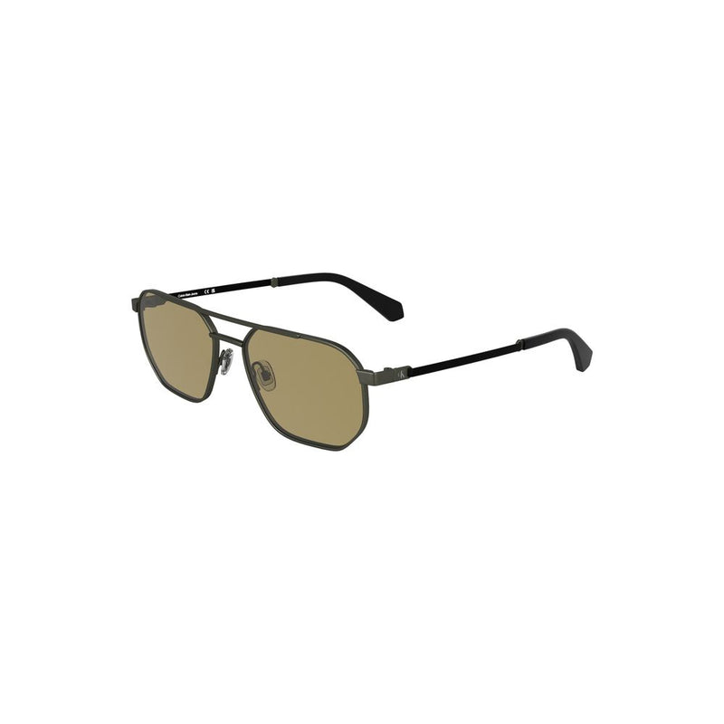 Lunettes de soleil Calvin Klein Bronze Metal pour homme