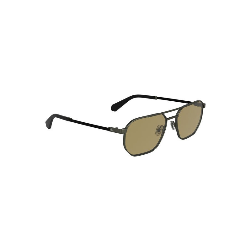 Lunettes de soleil Calvin Klein Bronze Metal pour homme