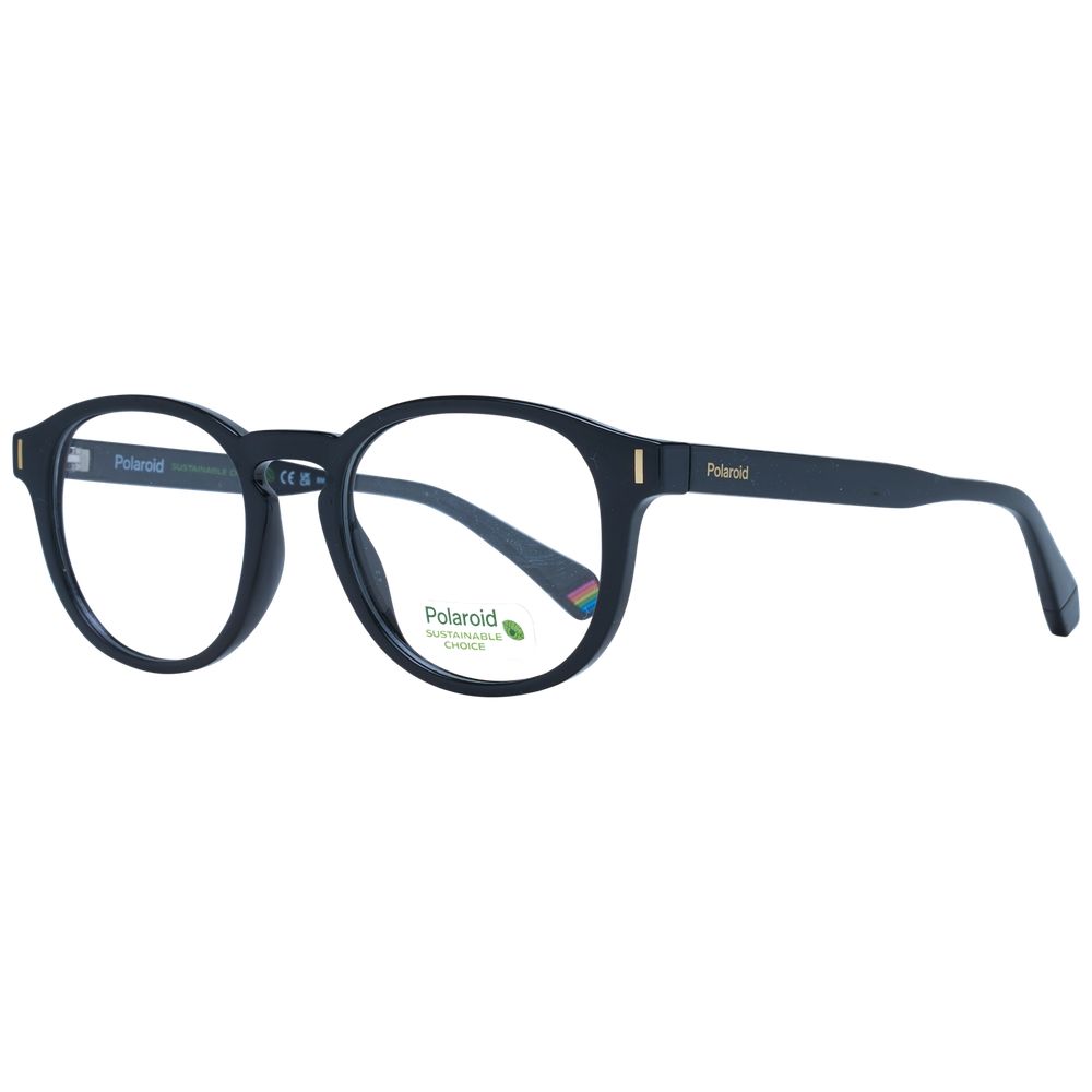 Monture de lunettes unisexes Polaroid noire - Élégante et durable