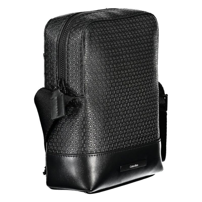 Sac à bandoulière noir élégant Calvin Klein avec détails contrastés