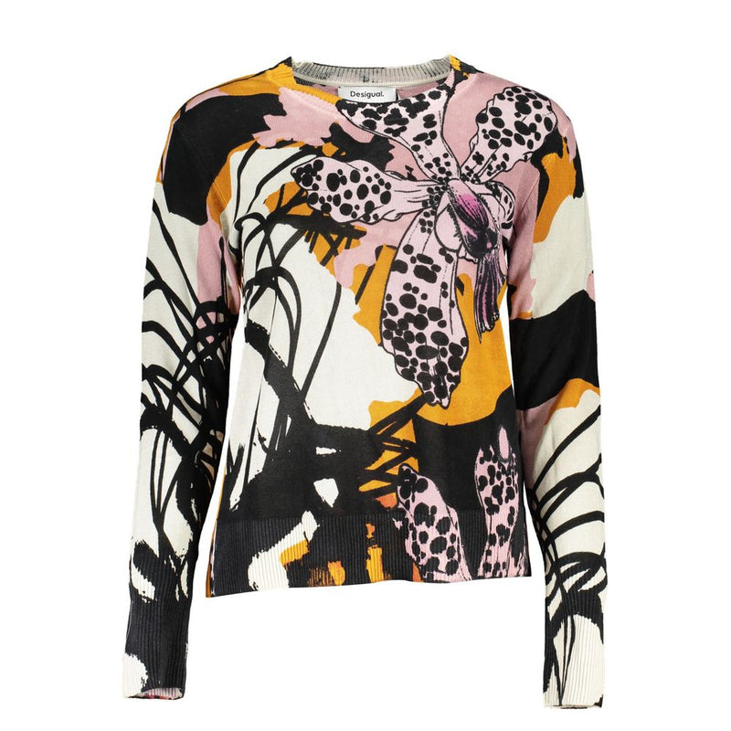 Desigual Pink Linen Sweater - Stylish Comfort for Every Occasion