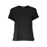 T-shirt en coton noir pour femmes Patrizia Pepe - Élégant et Confortable