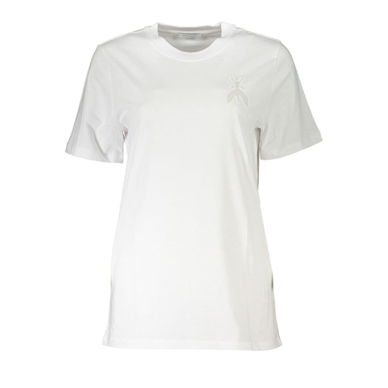 Patrizia Pepe T-shirt Femme Blanc en Coton - Élégance Minimaliste