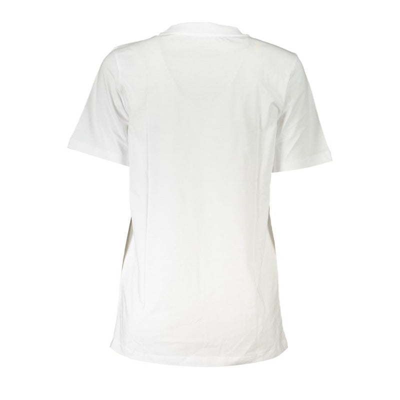 Patrizia Pepe T-shirt Femme Blanc en Coton - Élégance Minimaliste