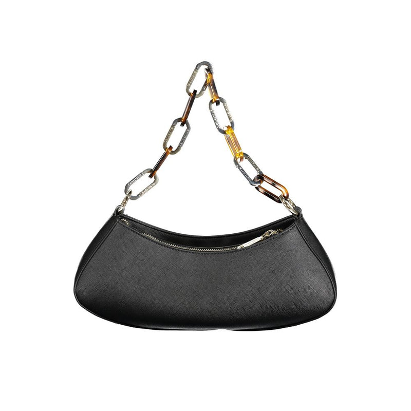 Mario Valentino Black Polyethylene Handbag - Élégance et Fonctionnalité