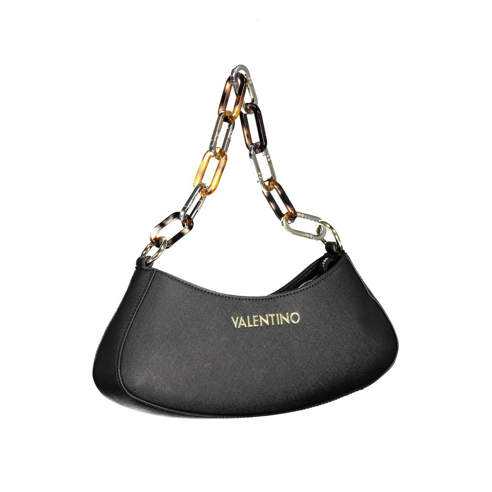 Mario Valentino Black Polyethylene Handbag - Élégance et Fonctionnalité