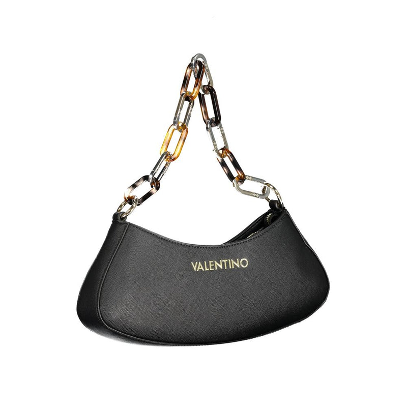 Mario Valentino Black Polyethylene Handbag - Élégance et Fonctionnalité
