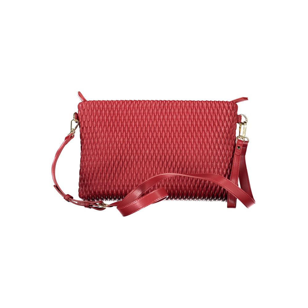 Mario Valentino Sac à Main Rouge - Design Polyéthylène Élégant pour Femmes