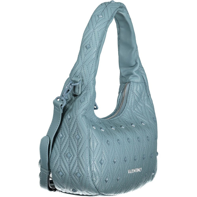 Mario Valentino Blue Polyethylene Handbag - Élégante et Pratique