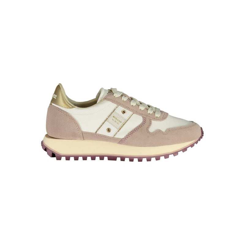 Blauer White Polyester Women Sneaker - Urban Chic Style