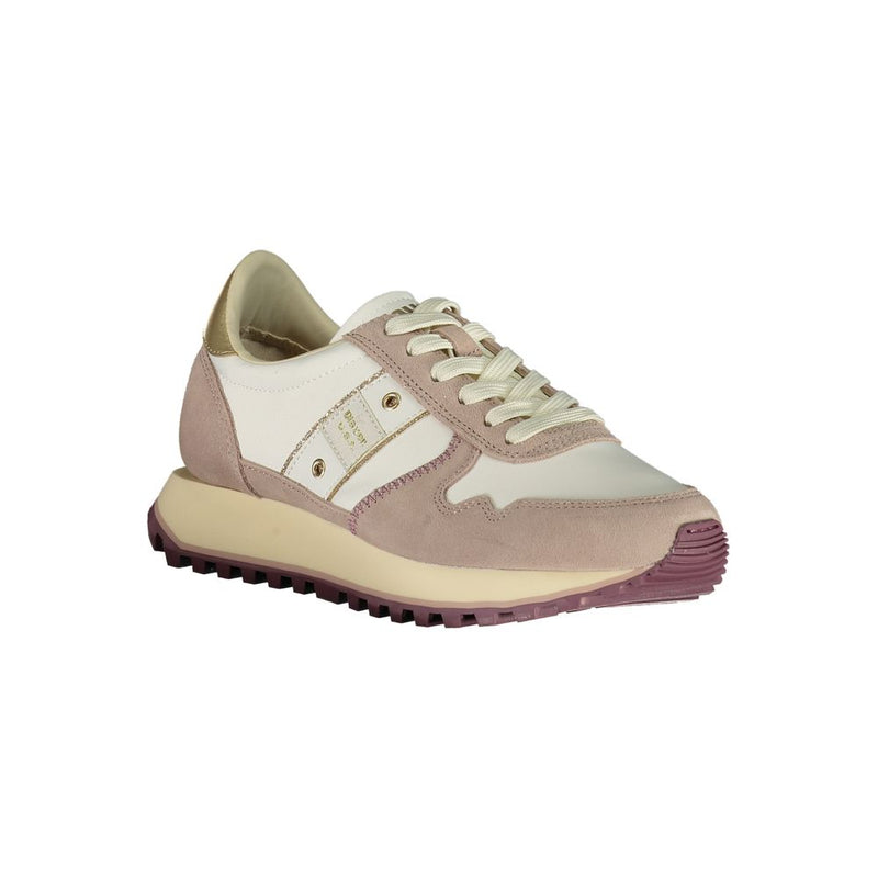 Blauer White Polyester Women Sneaker - Urban Chic Style