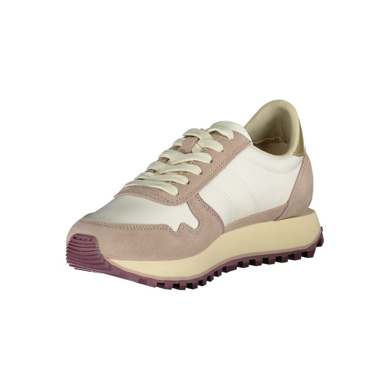 Blauer White Polyester Women Sneaker - Urban Chic Style