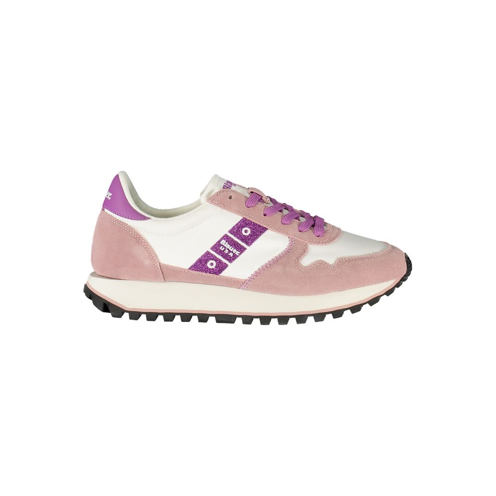 Blauer White Leather Women Sneaker - Stylish Sports Luxe