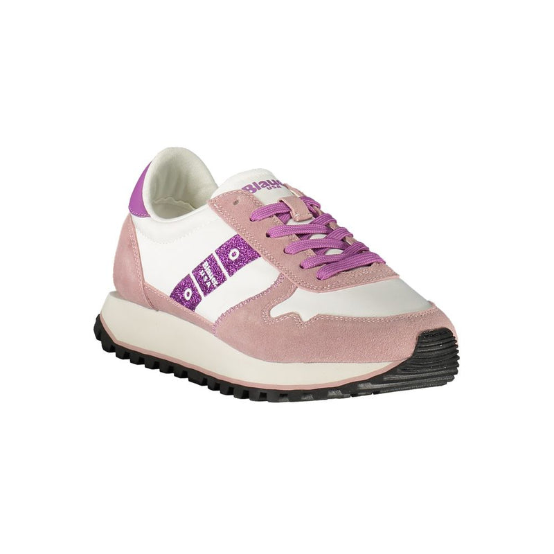 Blauer White Leather Women Sneaker - Stylish Sports Luxe