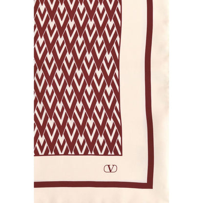 Valentino Garavani Foulard Toute la V en soie