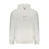 Pull homme en coton blanc Calvin Klein avec capuche