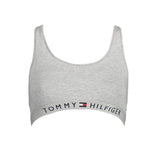 Tommy Hilfiger Gray Cotton Women Sports Bra - Stylish & Supportive