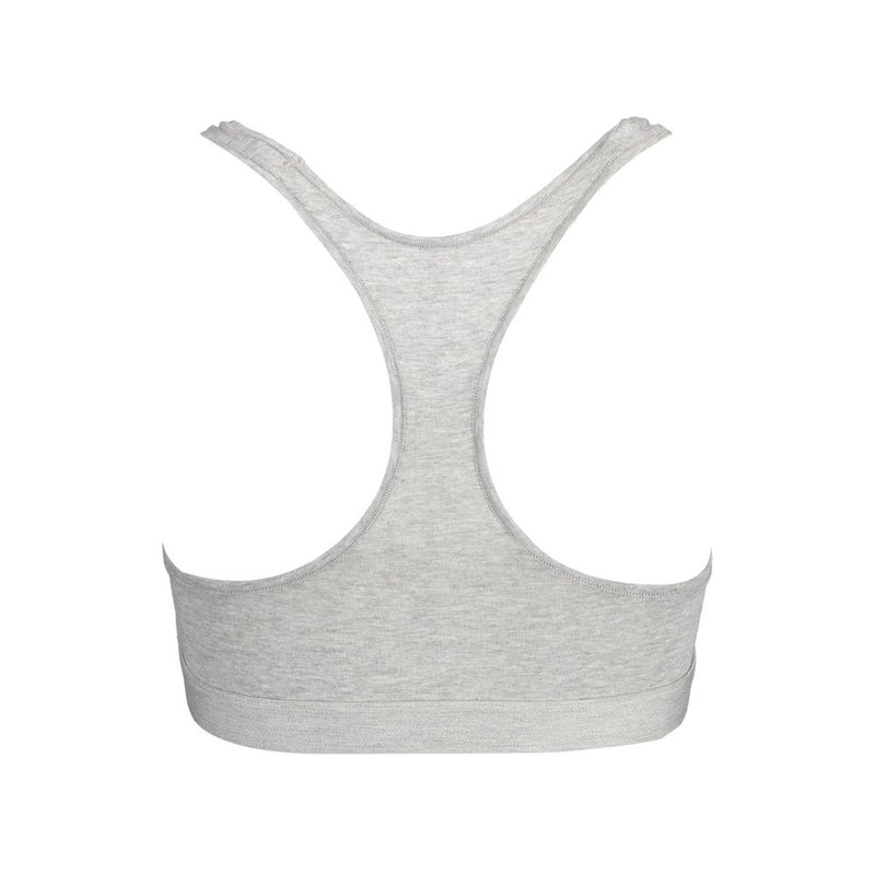 Tommy Hilfiger Gray Cotton Women Sports Bra - Stylish & Supportive