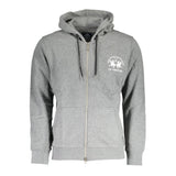 Pull en coton gris La Martina pour homme