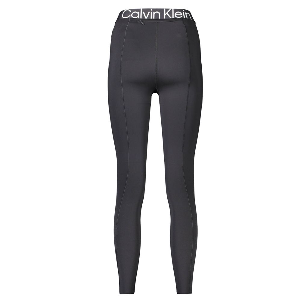 Leggings pour femme en polyester noir Calvin Klein