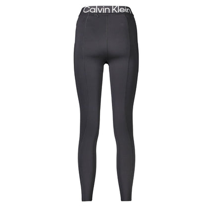 Leggings pour femme en polyester noir Calvin Klein