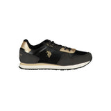 U.S. POLO ASSN. Black Polyester Sneaker - All-Day Comfort and Style