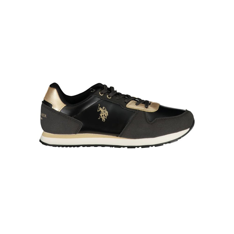 U.S. POLO ASSN. Black Polyester Sneaker - All-Day Comfort and Style