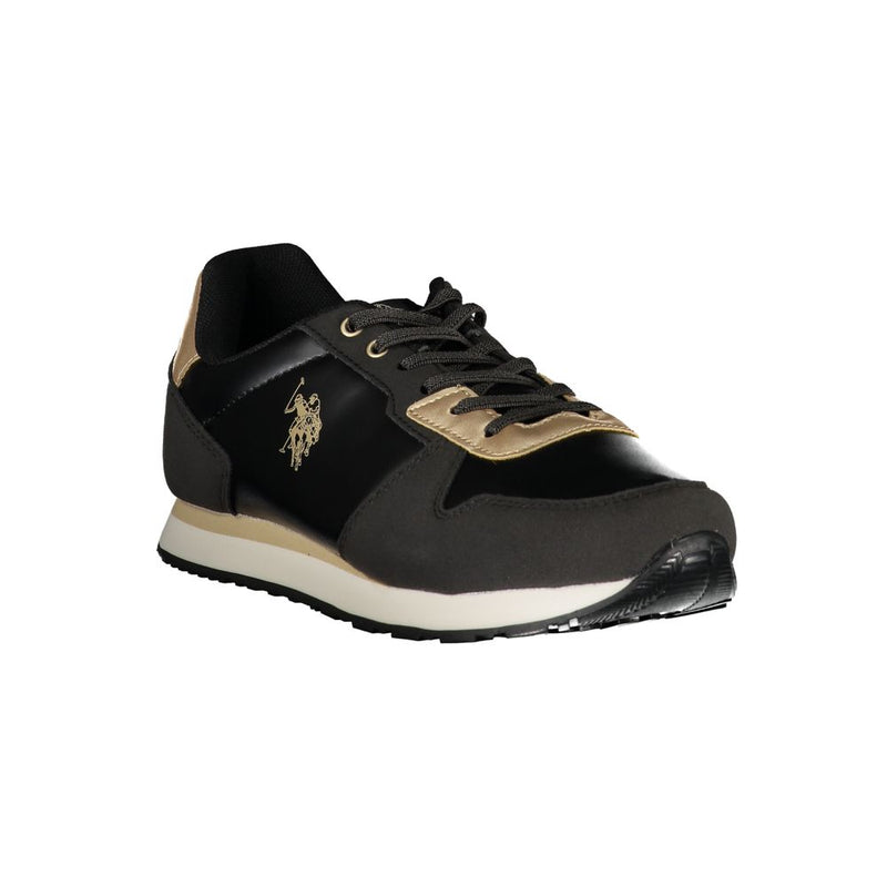 U.S. POLO ASSN. Black Polyester Sneaker - All-Day Comfort and Style